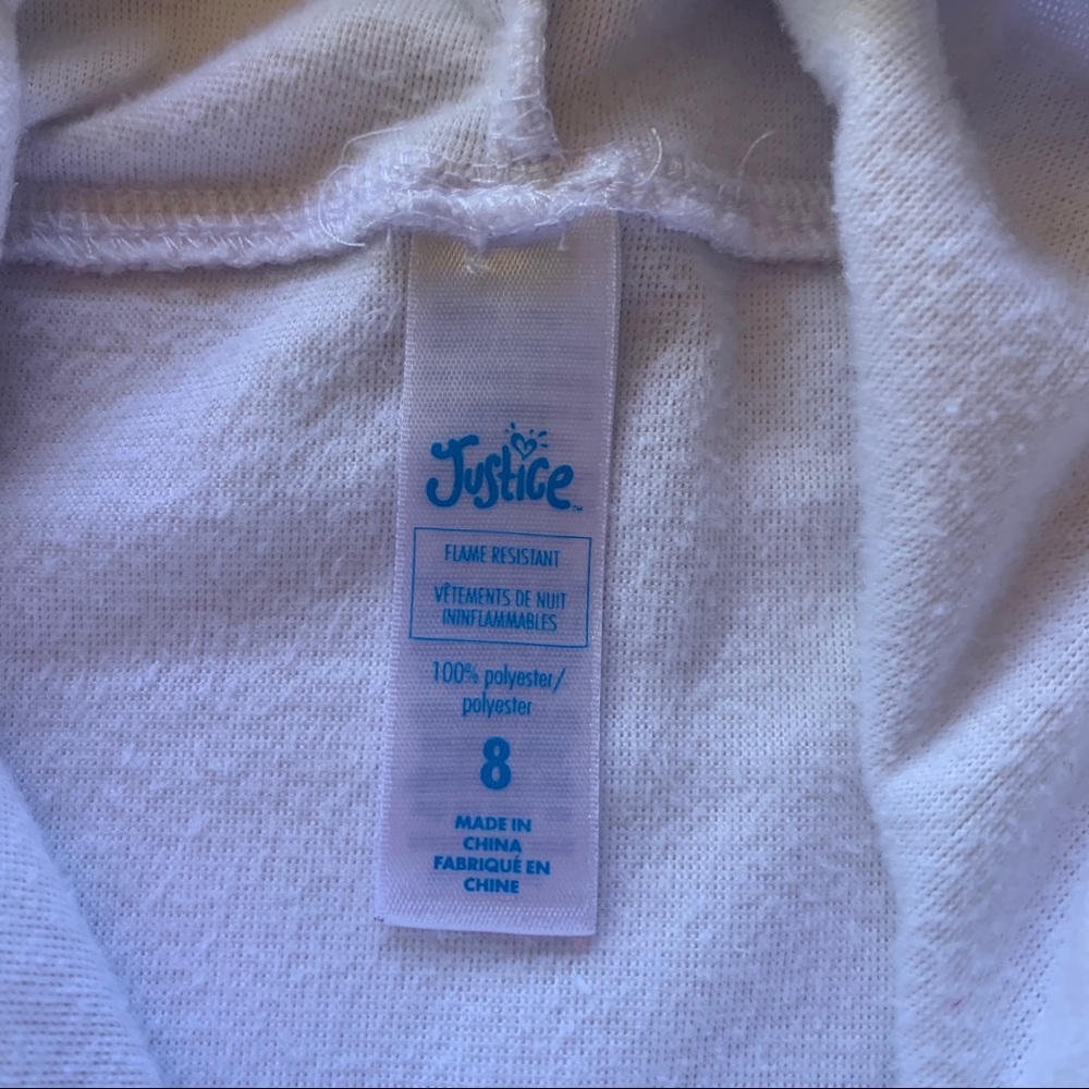 Justice Hooded Christmas Unicorn Pajama Set - Picture 8 of 15